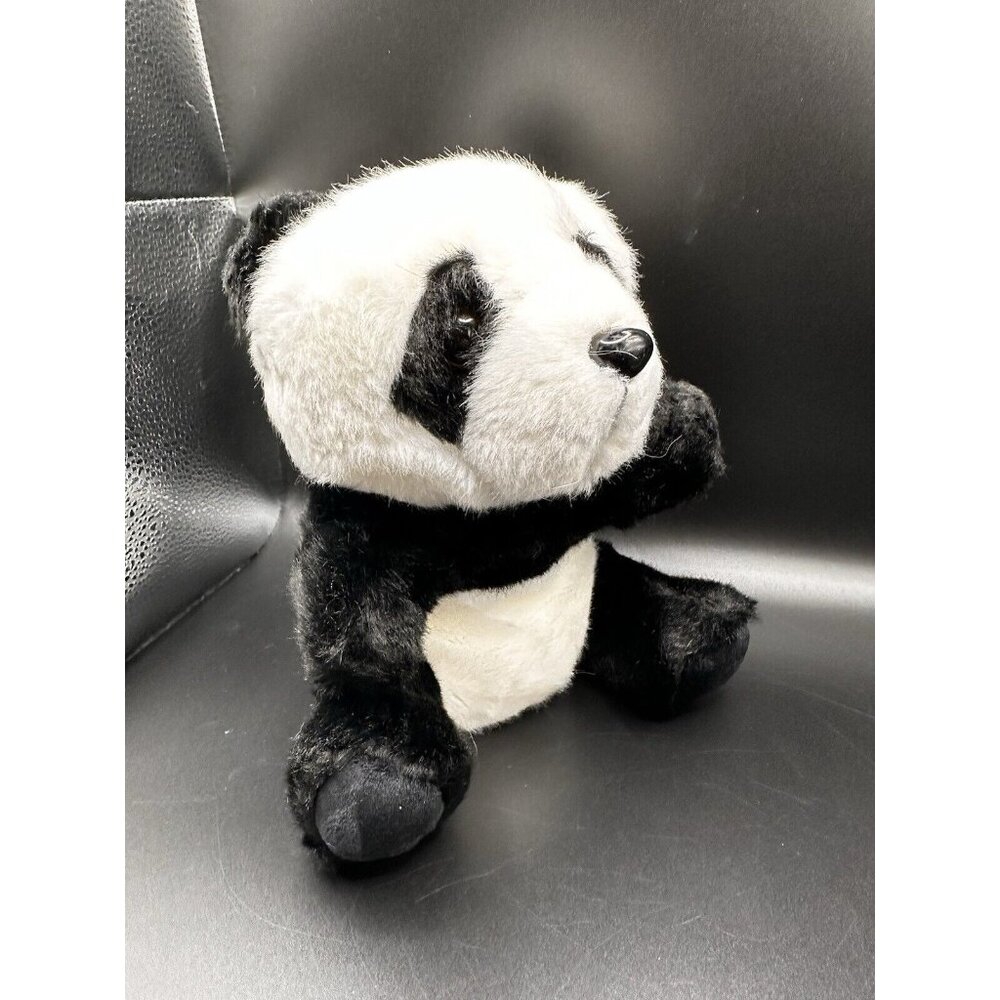 RARE Vtg Good Hoper Panda Bear Hand Puppet Teddy Bear‎ 8” Plush Stuffed Animal